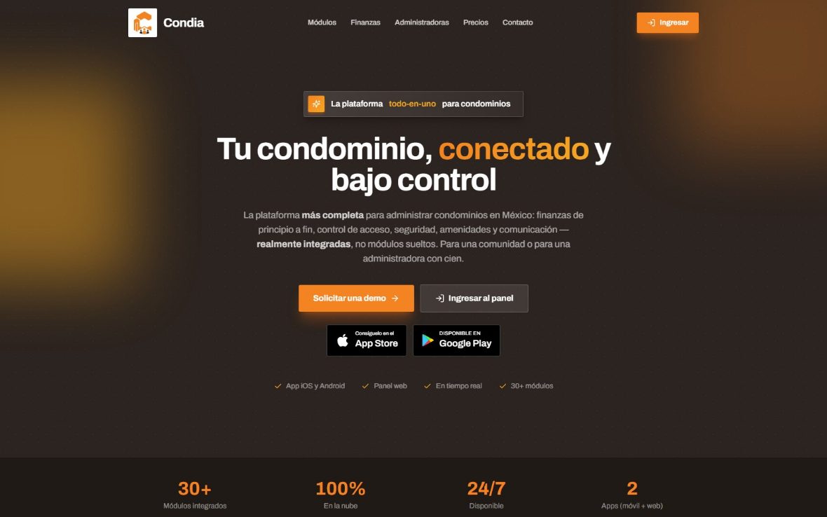 Captura de condia.mx